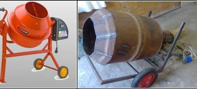 Как сделать бетономешалку своими руками