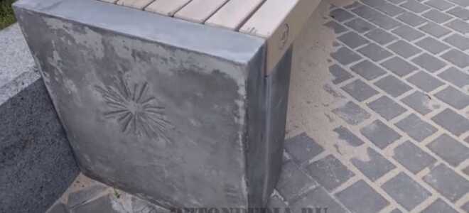 Скамейки (лавочки) из бетона своими руками: изготовление