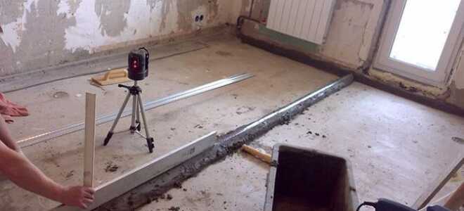 Выбор и установка маяков для различных видов стяжек пола