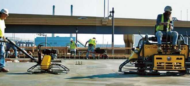 Разновидности и применение затирочных машин по бетону