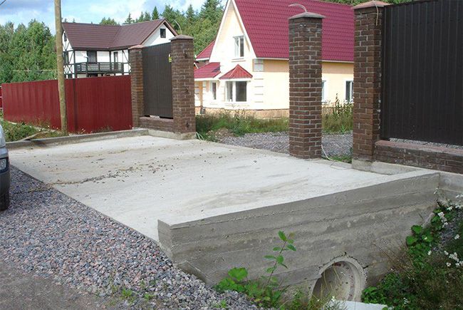 Покрытие из бетона