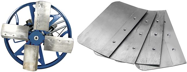 Комбинированные лопасти для шлифования бетона Заглаживающие лопасти