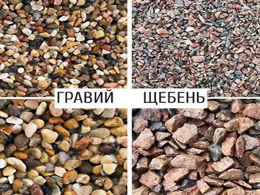 Что лучше для бетона щебень или гравий