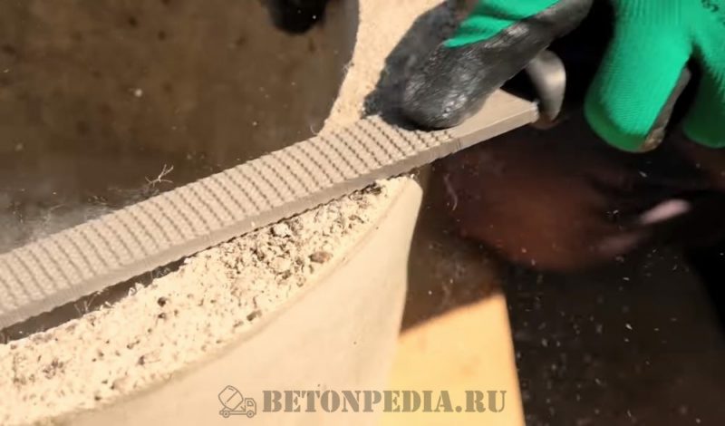 Шлифовка бетона в ручную