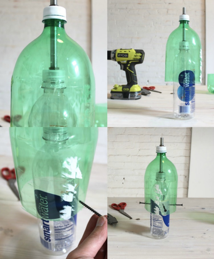 светильник из бутылки2